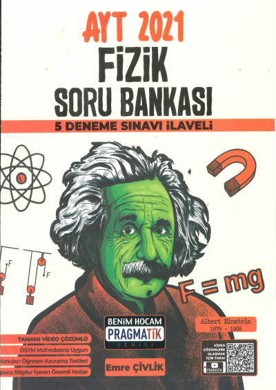 AYT Fizik Soru Bankası 5 Deneme Sınavı İlaveli Pragmatik Serisi Panda Fotokopi & Baskı Merkezi
