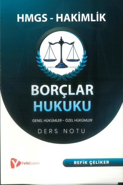 Borçlar Hukuku HMGS ve Hakimlik Ders Notları Yetki Yayıncılık Panda Fotokopi & Baskı Merkezi
