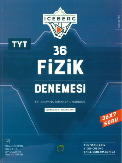 TYT Fizik Iceberg 36 Deneme Okyanus Yayınları Panda Fotokopi & Baskı Merkezi