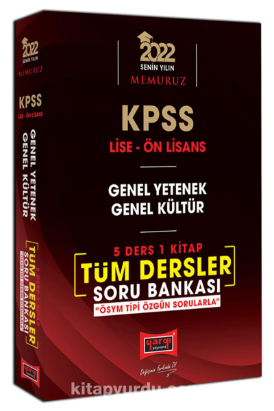 KPSS Lise Ön Lisans GY GK 5 Ders 1 Kitap Tüm Dersler Soru Bankası Panda Fotokopi & Baskı Merkezi