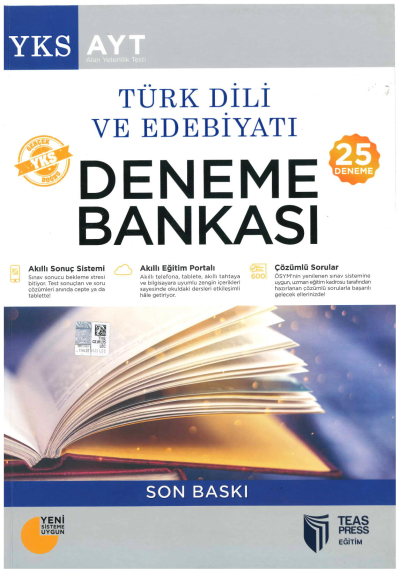 Teas Press Teas Ayt Türk Dili Ve Edebiyatı 25'Li Deneme Bankası Panda Fotokopi & Baskı Merkezi