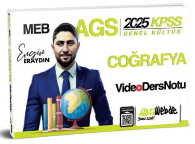 2025 MEB-AGS KPSS Türkiye Coğrafyası Video Ders Notu HocaWebde Yayınları Panda Fotokopi & Baskı Merkezi