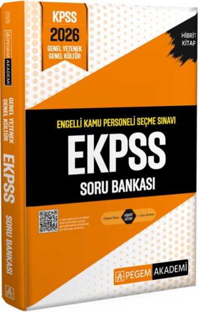 2026 E-KPSS Engelli Kamu Personeli Seçme Sınavı Soru Bankası Pegem Akademi Yayıncılık Panda Fotokopi & Baskı Merkezi