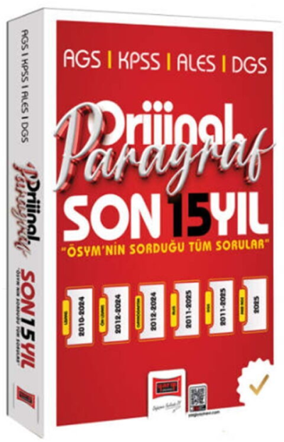 2026 KPSS AGS ALES DGS Orijinal Paragraf 15 Yıl Çıkmış Sorular Yargı Yayınları Panda Fotokopi & Baskı Merkezi