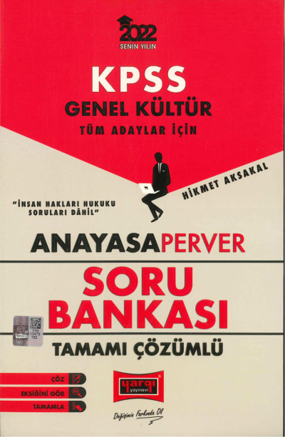 ANAYASA PERVER TAMAMI ÇÖZÜMLÜ SORU BANKASI Panda Fotokopi & Baskı Merkezi