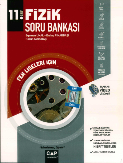 11. Sınıf Fen Lisesi Fizik Soru Bankası Çap Yayınları Panda Fotokopi & Baskı Merkezi