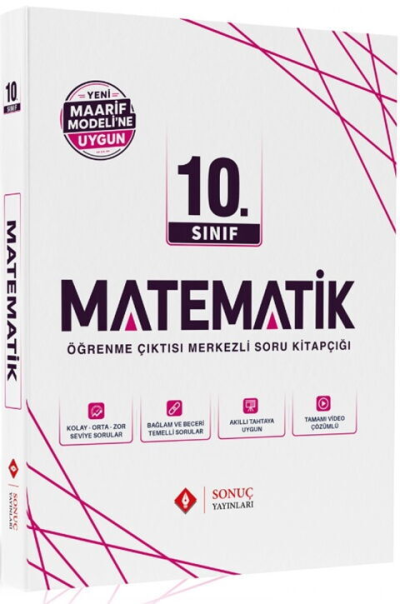 10. Sınıf Matematik Maarif Modele Uygun Modüller Set Sonuç Yayınları Panda Fotokopi & Baskı Merkezi