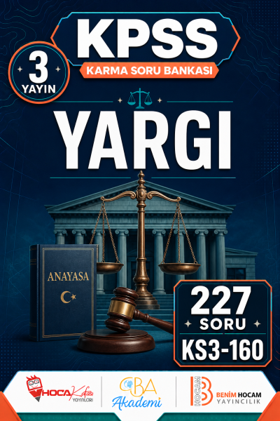 Yargı 3 Yayın 227 Soru (Benim Hocam - CBA - Hoca Kafası Yayınları) Panda Fotokopi & Baskı Merkezi