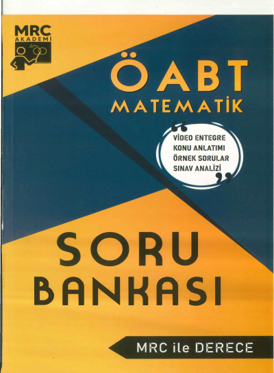 ÖABT İLKÖĞRETİM MATEMATİK SORU BANKASI MRC İLE DERECE Panda Fotokopi & Baskı Merkezi