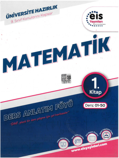 EİS Daf Matematik 1. Kitap Ders:01-50 9. Sınıf Konularını Kapsar Panda Fotokopi & Baskı Merkezi