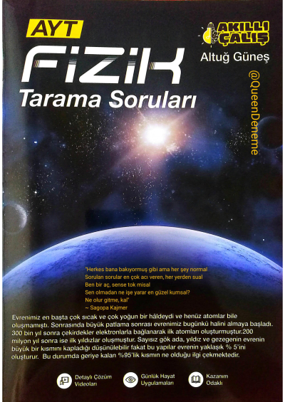 Altuğ Güneş AYT Fizik Deneme Panda Fotokopi & Baskı Merkezi
