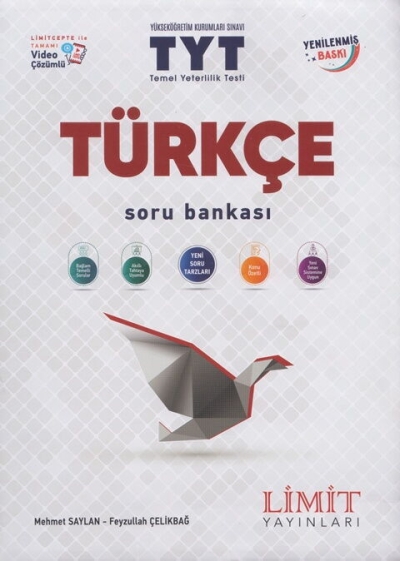 TYT Türkçe Soru Bankası Limit Yayınları Panda Fotokopi & Baskı Merkezi