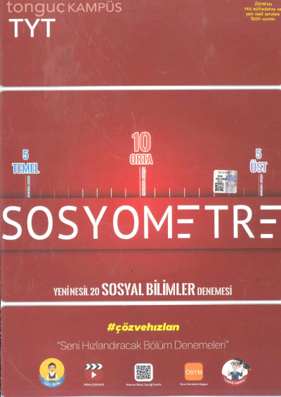 TYT Sosyometre 20 li Deneme Panda Fotokopi & Baskı Merkezi