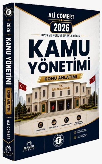 2026 KPSS Kaymakamlık Kamu Yönetimi Konu Anlatımı Ali Cömert Makro Kitabevi Panda Fotokopi & Baskı Merkezi