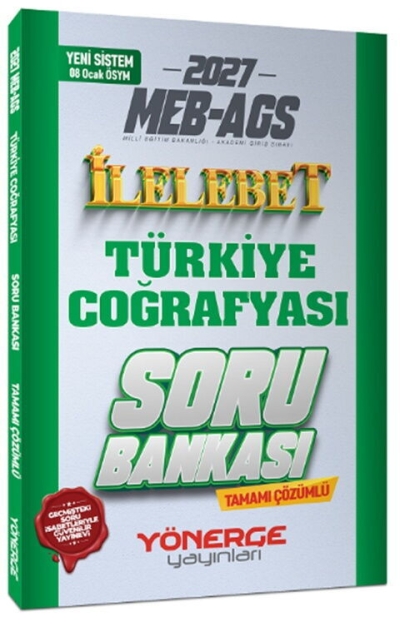 MEB-AGS Türkiye Coğrafyası İlelebet Soru Bankası Çözümlü Yönerge Yayınları Panda Fotokopi & Baskı Merkezi