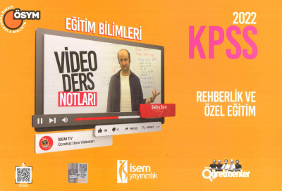 REHBERLİK VE ÖZEL EĞİTİM V. DERS NOTU