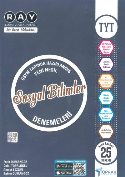 TYT Sosyal Bilimler RAY Konu Analizli 25 Deneme Panda Fotokopi & Baskı Merkezi