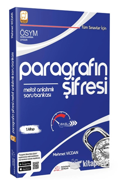 Paragrafın Şifresi Metot Anlatımlı Soru Bankası 1. Kitap Panda Fotokopi & Baskı Merkezi