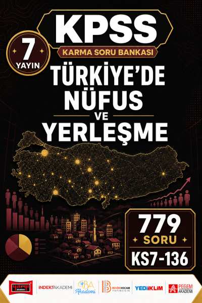 Türkiye’de Nüfus ve Yerleşme 7 Yayın 779 Soru Panda Fotokopi & Baskı Merkezi