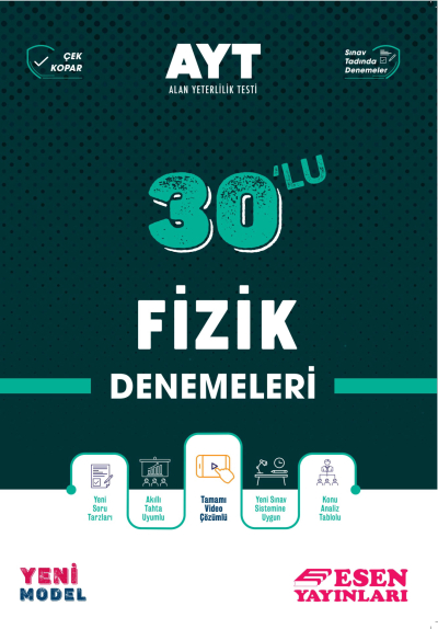 AYT 30'lu Fizik Denemeleri Panda Fotokopi & Baskı Merkezi