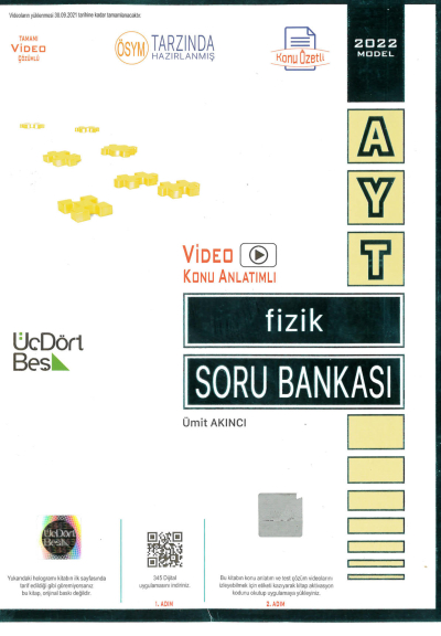 AYT Fizik Soru Bankası Panda Fotokopi & Baskı Merkezi