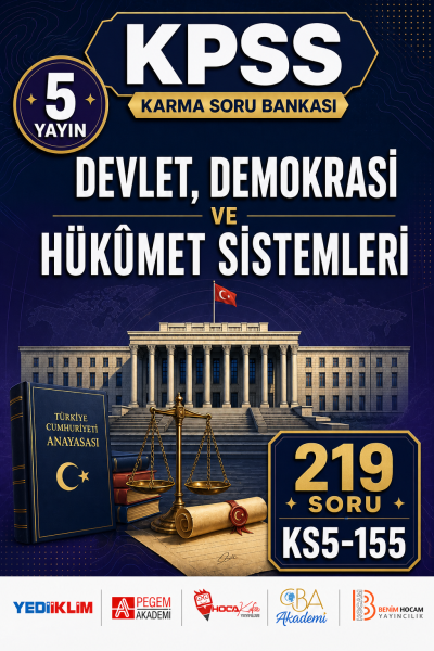 Devlet, Demokrasi ve Hükûmet Sistemleri 5 Yayın 219 Soru Panda Fotokopi & Baskı Merkezi