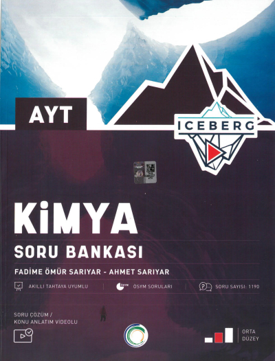 AYT ICEBERG Kimya Soru Bankası Orta Düzey Panda Fotokopi & Baskı Merkezi