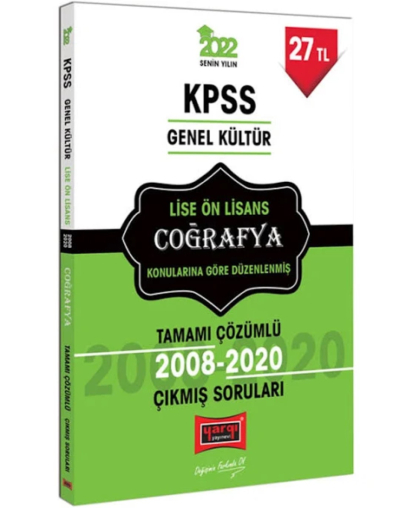 KPSS Genel Kültür Lise Ön Lisans Coğrafya Tamamı Çözümlü Çıkmış Sorular Panda Fotokopi & Baskı Merkezi