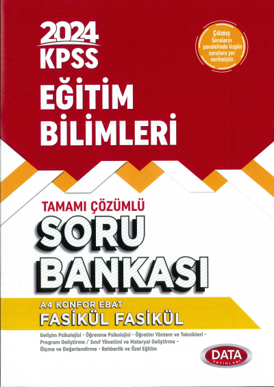 EĞİTİM BİLİMLERİ TAMAMI ÇÖZÜMLÜ SORU BANKASI TÜM DERSLER Panda Fotokopi & Baskı Merkezi