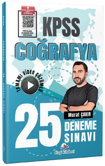 KPSS Coğrafya 25 Deneme Çözümlü Dizgi Kitap Panda Fotokopi & Baskı Merkezi