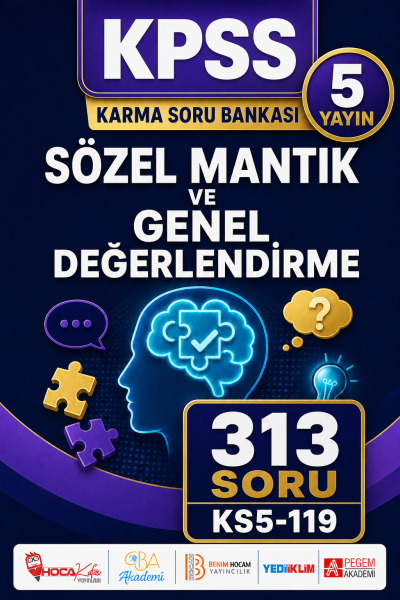 Sözel Mantık ve Genel Değerlendirme 5 Yayın 313 Soru Panda Fotokopi & Baskı Merkezi