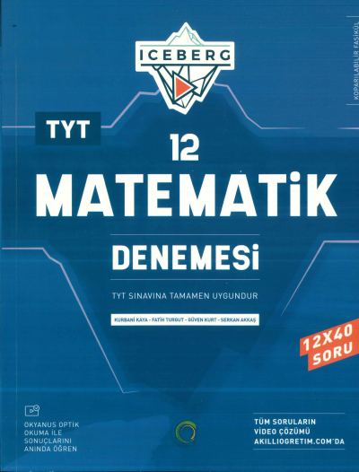 TYT Matematik Iceberg 12 Deneme Okyanus Yayınları Panda Fotokopi & Baskı Merkezi