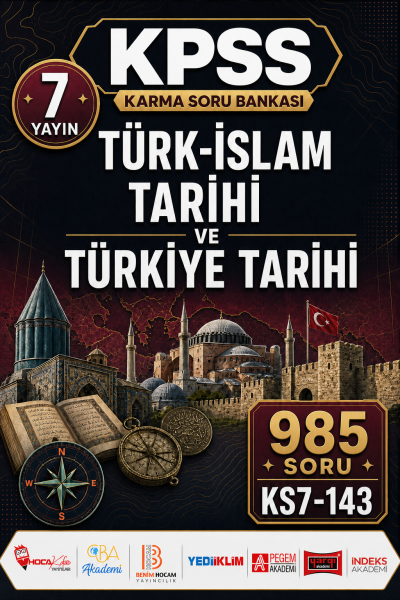 Türk-İslam Tarihi ve Türkiye Tarihi 7 Yayın 985 Soru Panda Fotokopi & Baskı Merkezi