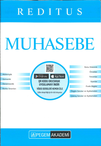 REDİTUS MUHASEBE SORU BANKASI ÇÖZÜMLÜ