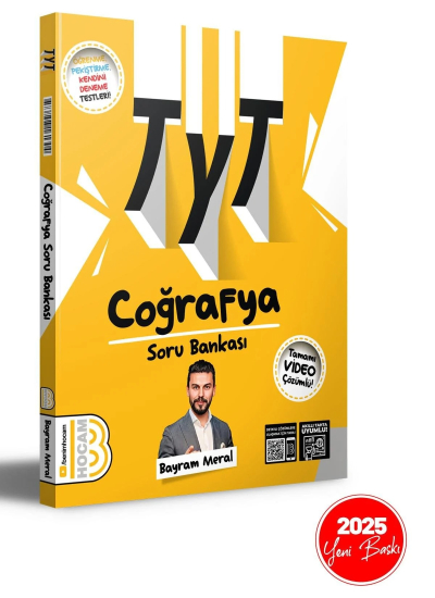 2025 TYT Coğrafya Tamamı Video Çözümlü Soru Bankası Benim Hocam Yayınları Panda Fotokopi & Baskı Merkezi