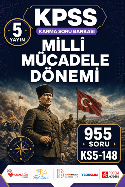 Millî Mücadele Dönemi 5 Yayın 955 Soru Panda Fotokopi & Baskı Merkezi
