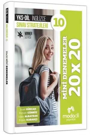 YKS DİL İngilizce Sınav Stratejileri 10 Mini Denemeler 20x20 Modadil Yayınları Panda Fotokopi & Baskı Merkezi