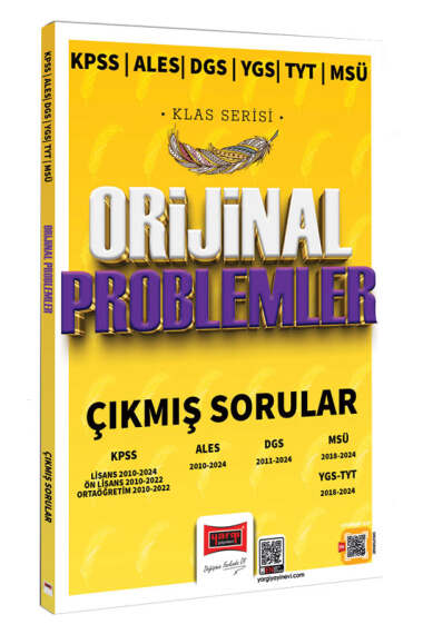 2025 KPSS ALES DGS YGS TYT MSÜ Klas Serisi Orijinal Problemler Çıkmış Sorular Yargı Yayınları Panda Fotokopi & Baskı Merkezi
