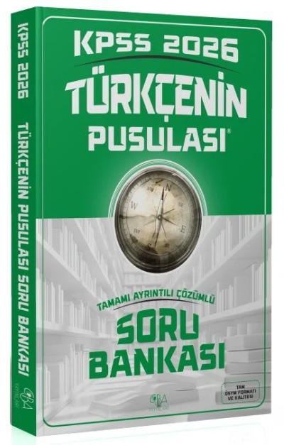 2026 KPSS Türkçenin Pusulası Soru Bankası Çözümlü CBA Yayınları Panda Fotokopi & Baskı Merkezi