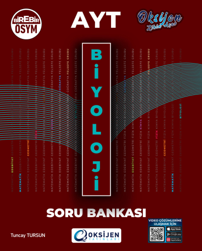 AYT Biyoloji Soru Bankası Oksijen Yayınları Panda Fotokopi & Baskı Merkezi