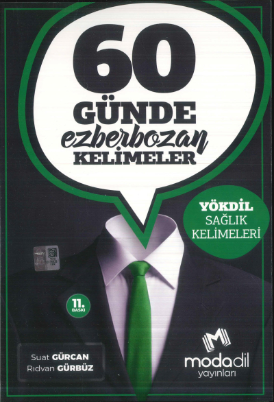60 Günde Ezberbozan YÖKDİL Sağlık Kelimeleri Modadil Yayınları Panda Fotokopi & Baskı Merkezi