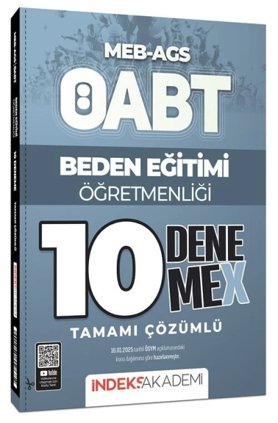 2026 ÖABT MEB-AGS Beden Eğitimi Öğretmenliği 10 DenemeX Çözümlü İndeks Akademi Yayıncılık Panda Fotokopi & Baskı Merkezi
