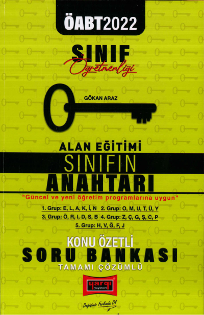 ALAN EĞİTİMİ SINIFIN ANAHTARI KONU ÖZETLİ SORU BANKASI Panda Fotokopi & Baskı Merkezi