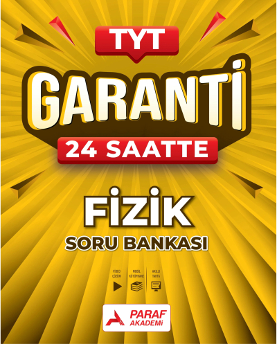 TYT Garanti 24 Saatte Fizik Soru Bankası Paraf Akademi Panda Fotokopi & Baskı Merkezi