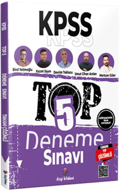 2026 KPSS TOP 5 Tamamı PDF Çözümlü Fasiküller Halinde 5 Deneme Sınavı Dizgi Kitap Panda Fotokopi & Baskı Merkezi
