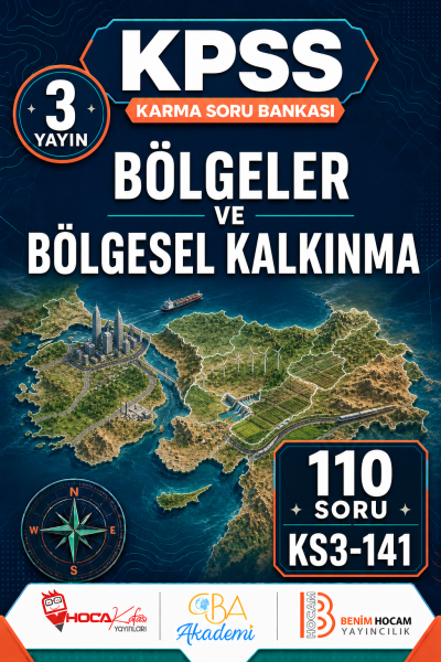 Bölgeler ve Bölgesel Kalkınma 3 Yayın 110 Soru (Benim Hocam - CBA - Hoca Kafası Yayınları) Panda Fotokopi & Baskı Merkezi