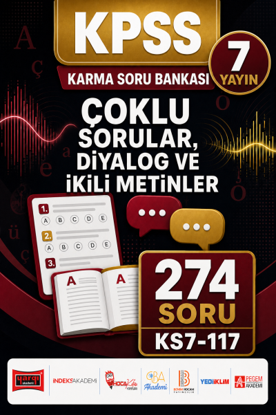 Çoklu Sorular, Diyalog ve İkili Metinler 7 Yayın 274 Soru Panda Fotokopi & Baskı Merkezi