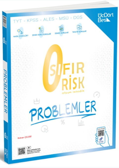Sıfır Risk Problemler ÜçDörtBeş Yayınları Panda Fotokopi & Baskı Merkezi
