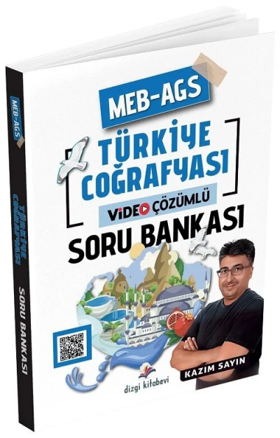 2026 MEB-AGS Türkiye Coğrafyası Soru Bankası Çözümlü Kazım Sayın Dizgi Kitap Yayınları Panda Fotokopi & Baskı Merkezi