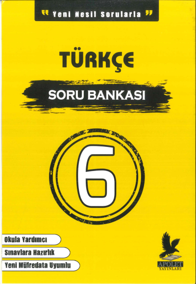 6.SINIF TÜRKÇE SORU BANKASI Apolet Yayınları Panda Fotokopi & Baskı Merkezi